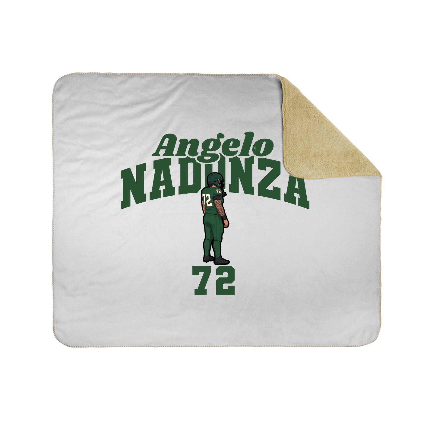 Throw Blanket — Signature Arch in White