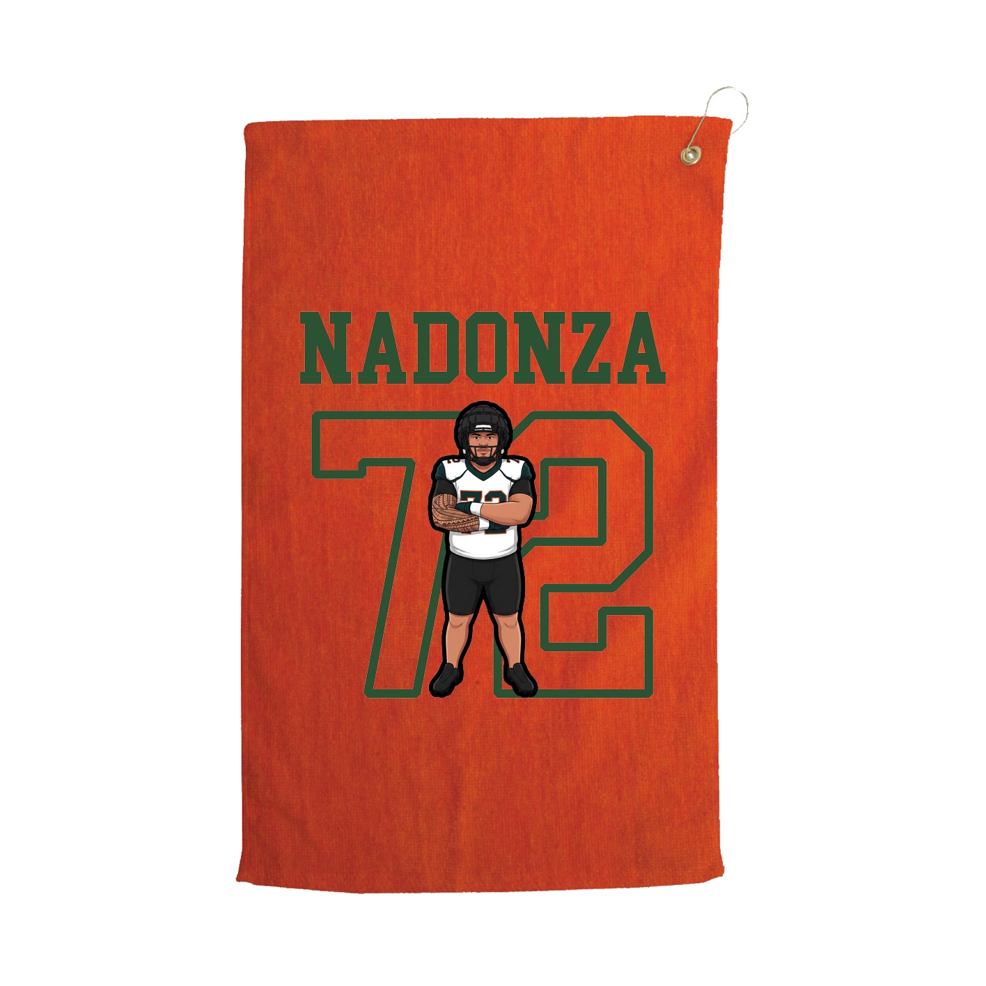 Golf Towel — Shirsey in Orange