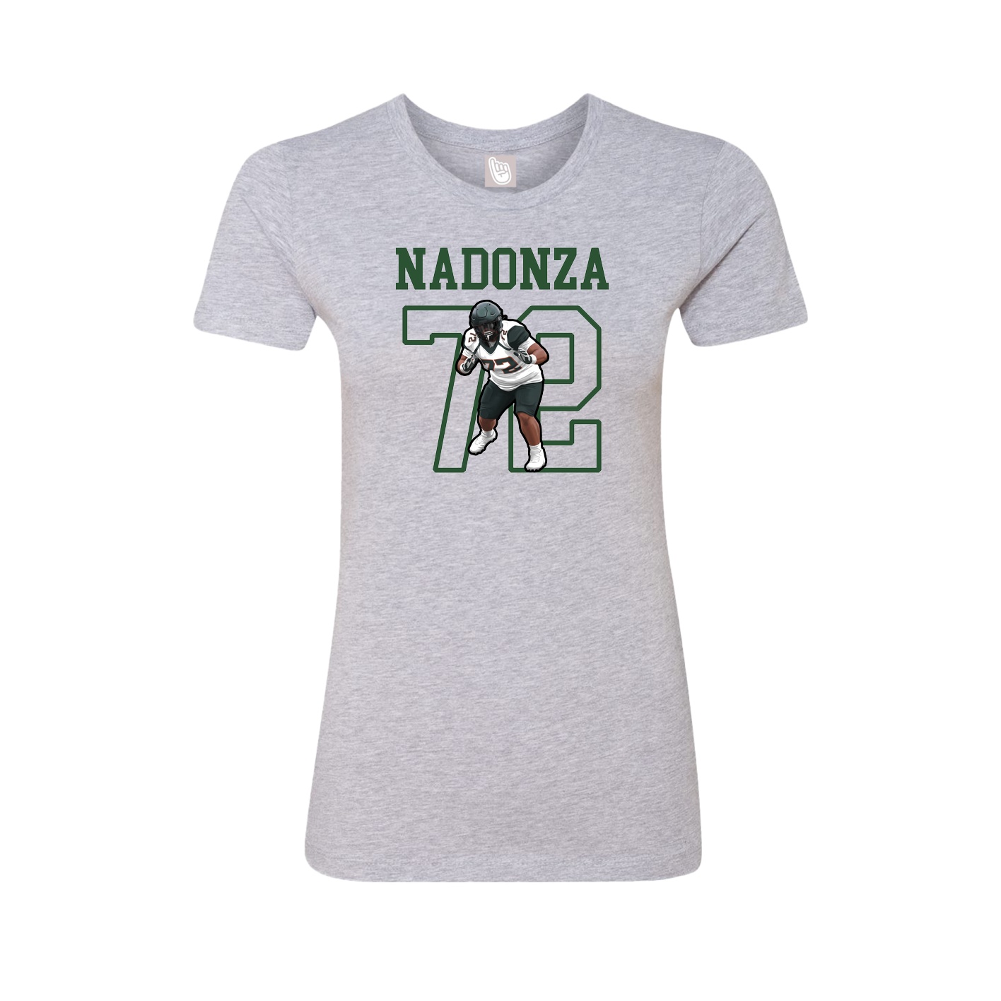 Fitted Women's Tee — Shirsey in Grey