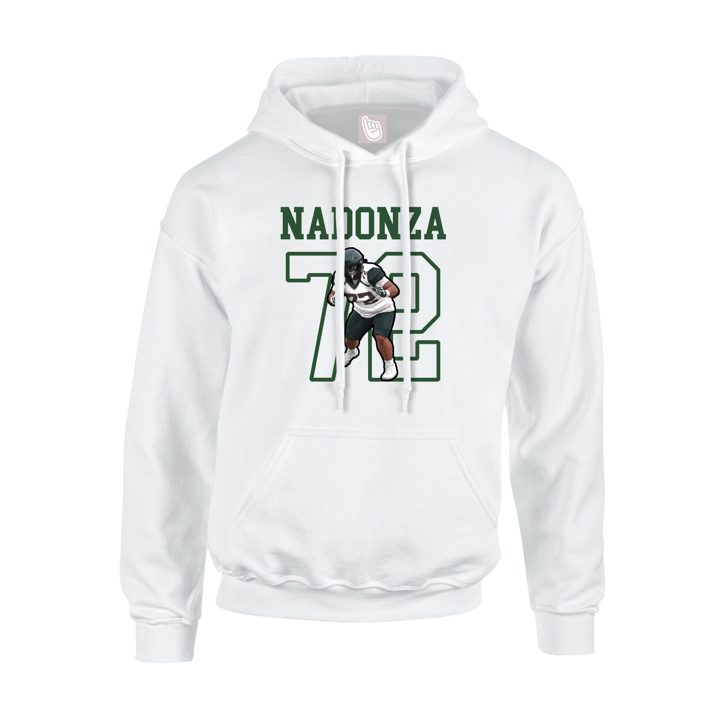 Hoodie — Shirsey in White