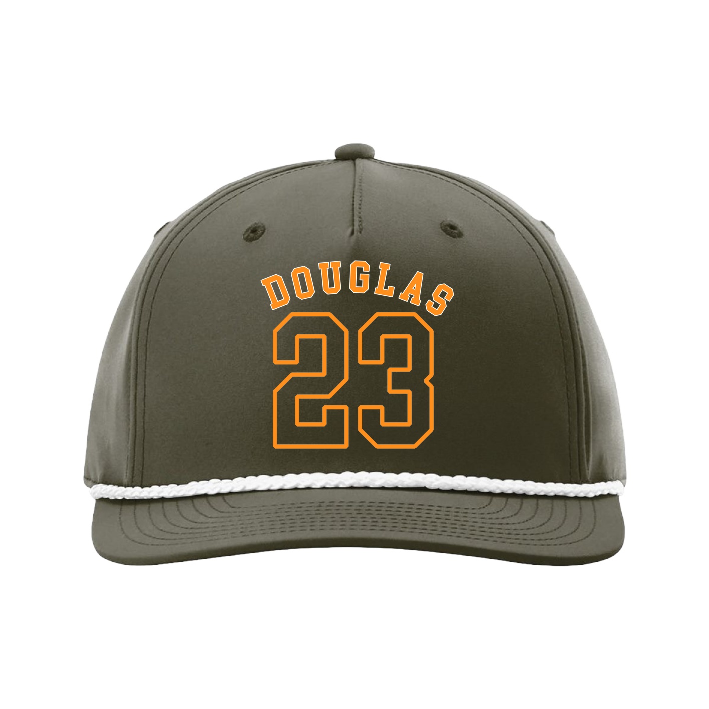 Five-Panel Classic Rope Cap — Shirsey Arch in Green
