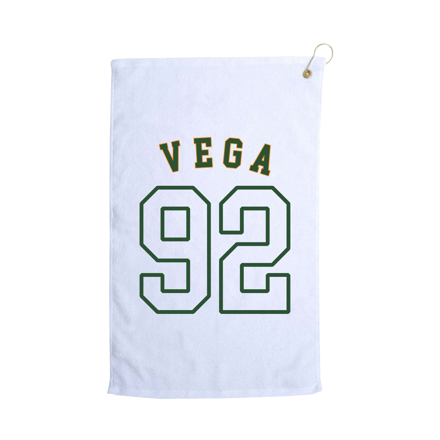 Golf Towel — Shirsey Arch in White