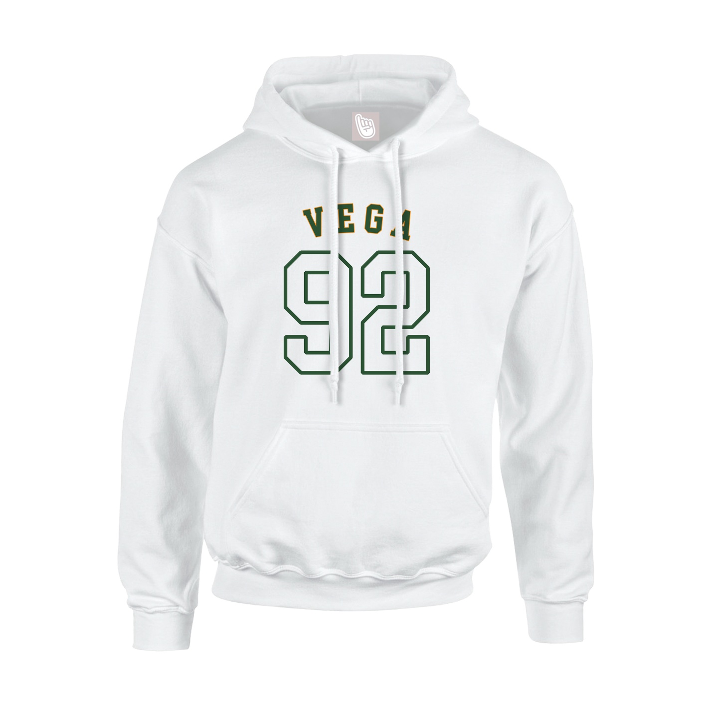 Hoodie — Shirsey Arch in White