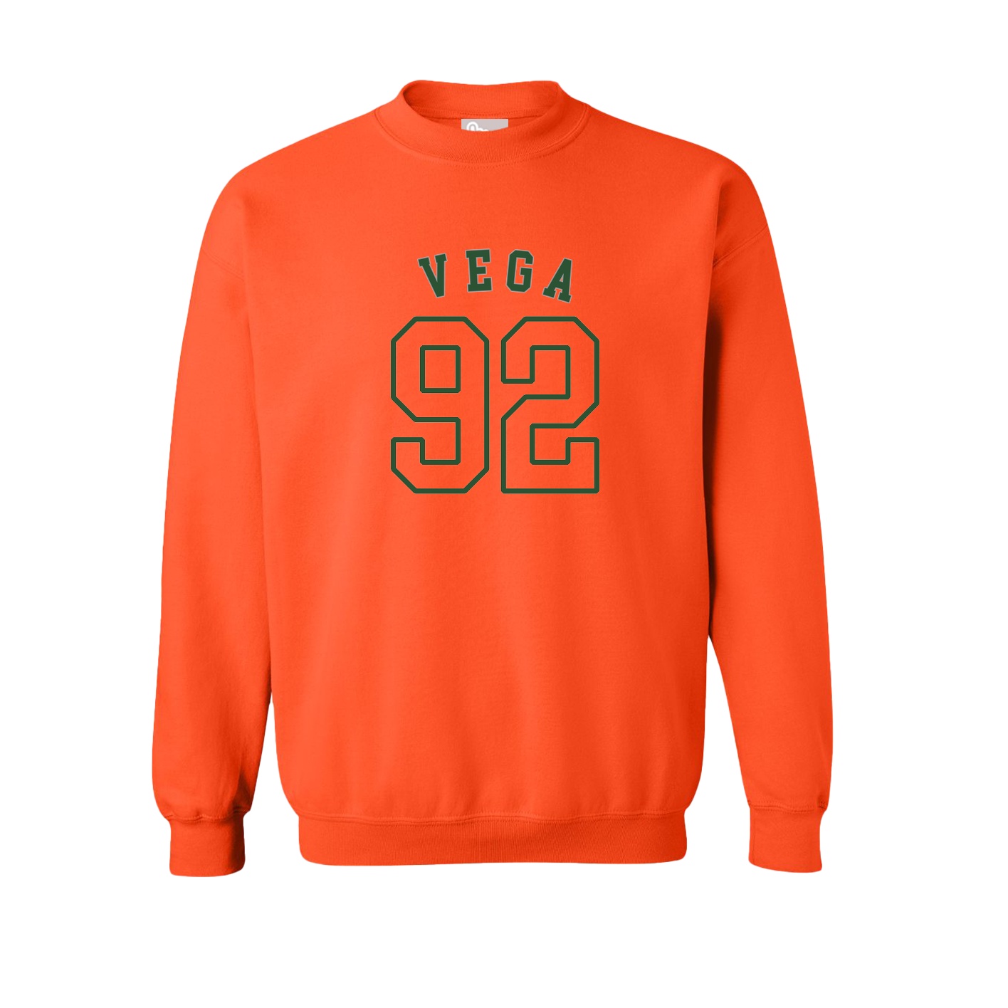 Fleece Crew — Shirsey Arch in Orange