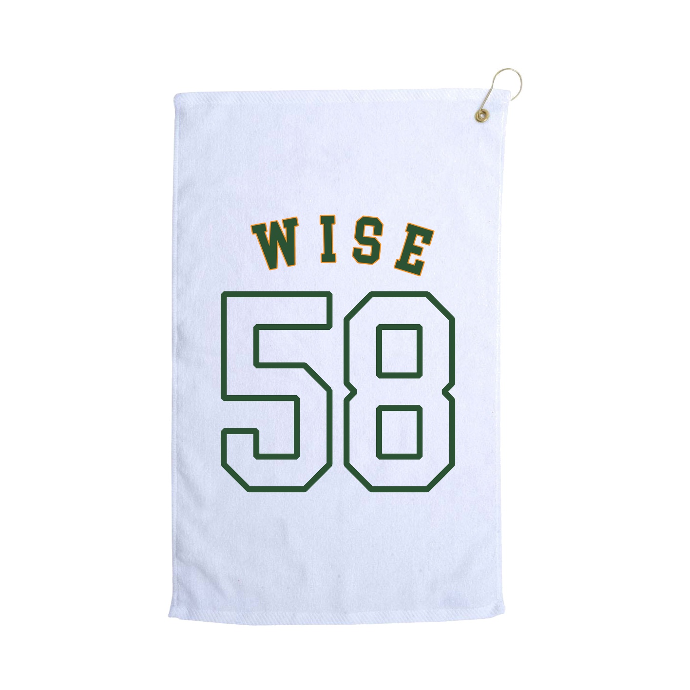 Golf Towel — Shirsey Arch in White