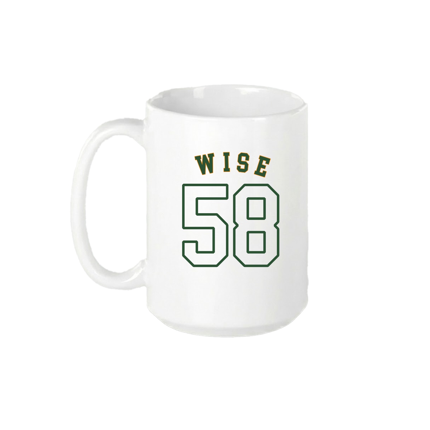 15oz Coffee Mug — Shirsey Arch in White