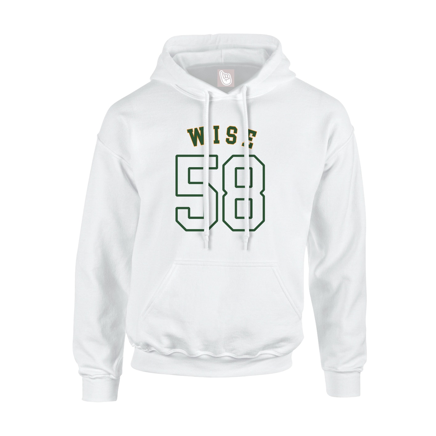 Hoodie — Shirsey Arch in White