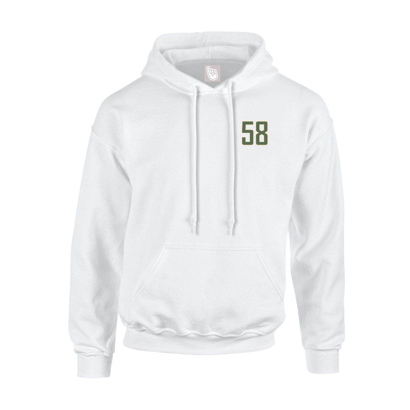 Hoodie — Front Shirsy in White