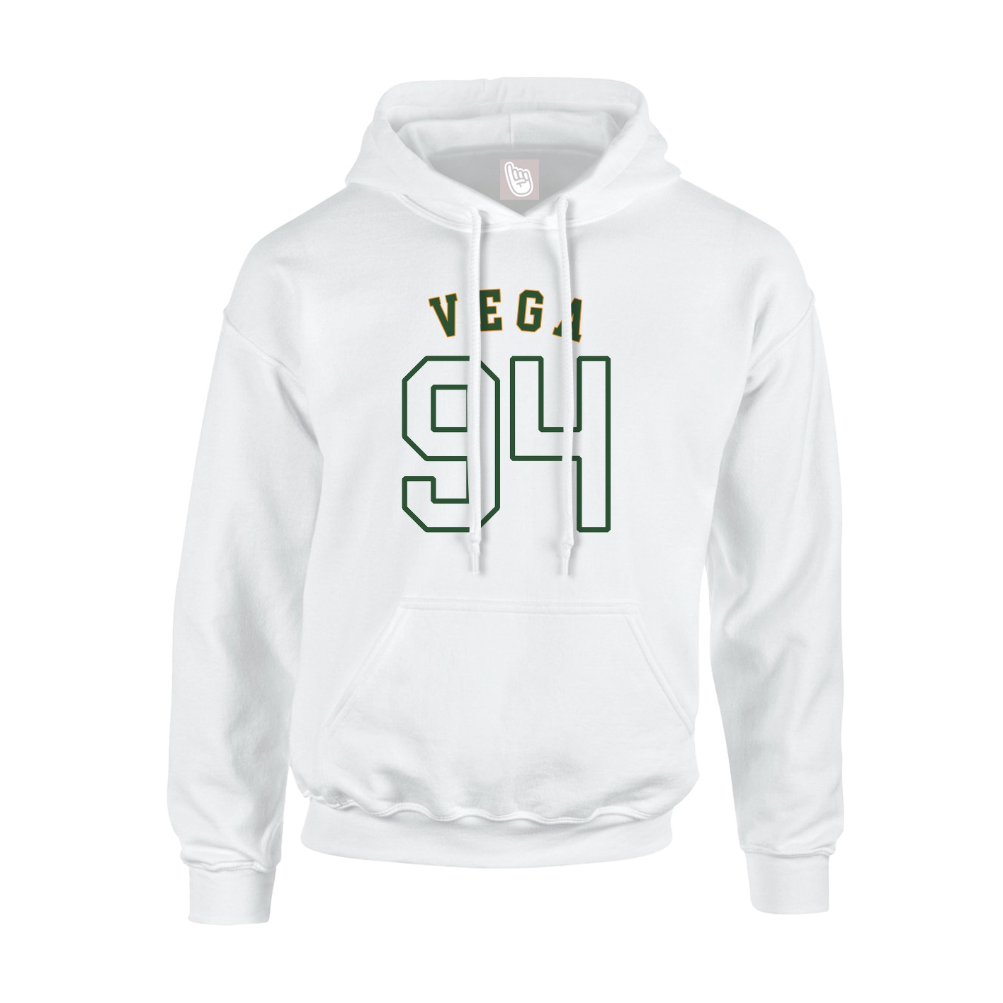 Hoodie — Shirsey Arch in White