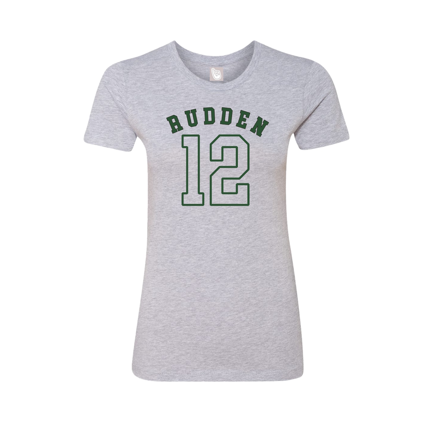 Fitted Women's Tee — Shirsey Arch in Grey