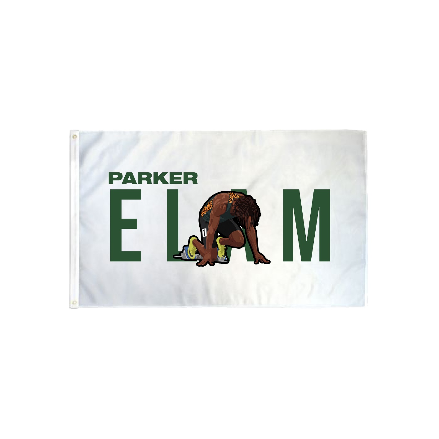 3x5 Flag — Player Name in Classic