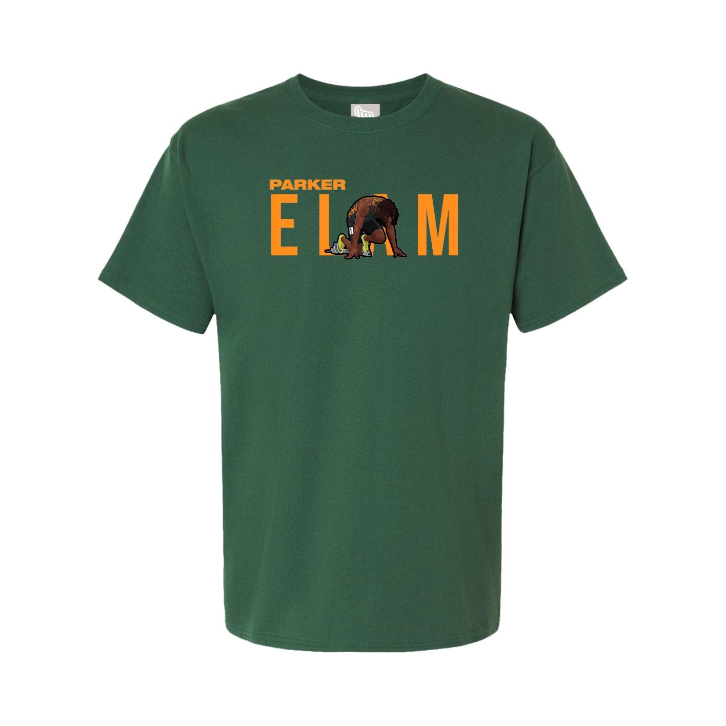 Youth Tee — Player Name in Green