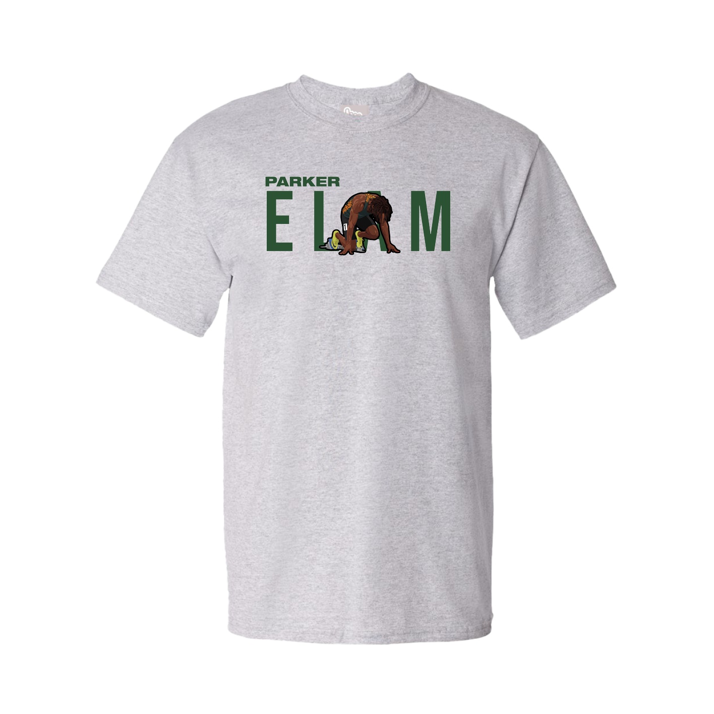 Youth Tee — Player Name in Grey