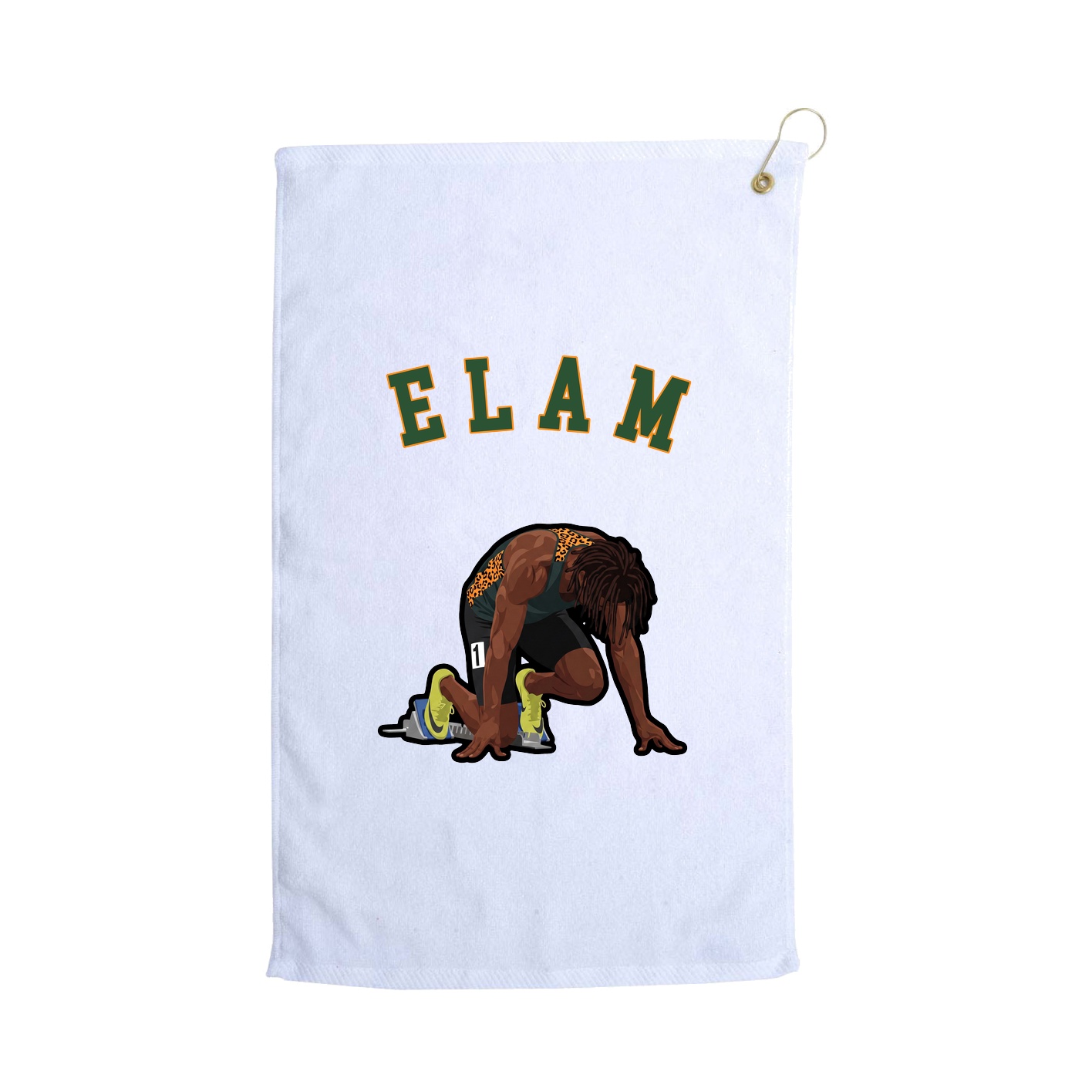 Golf Towel — Shirsey Arch in White