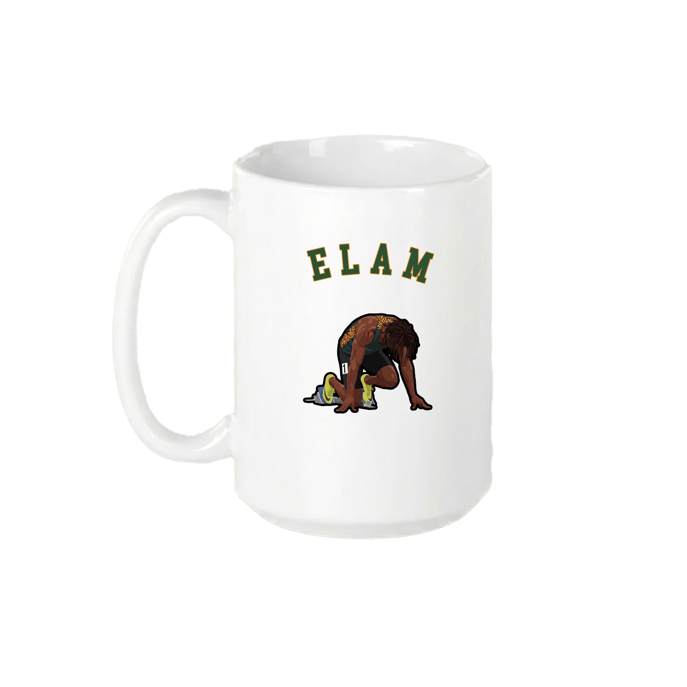 15oz Coffee Mug — Shirsey Arch in White