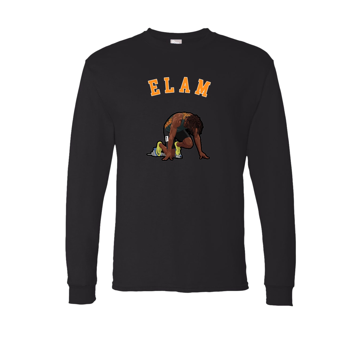 Long Sleeve Tee — Shirsey Arch in Black