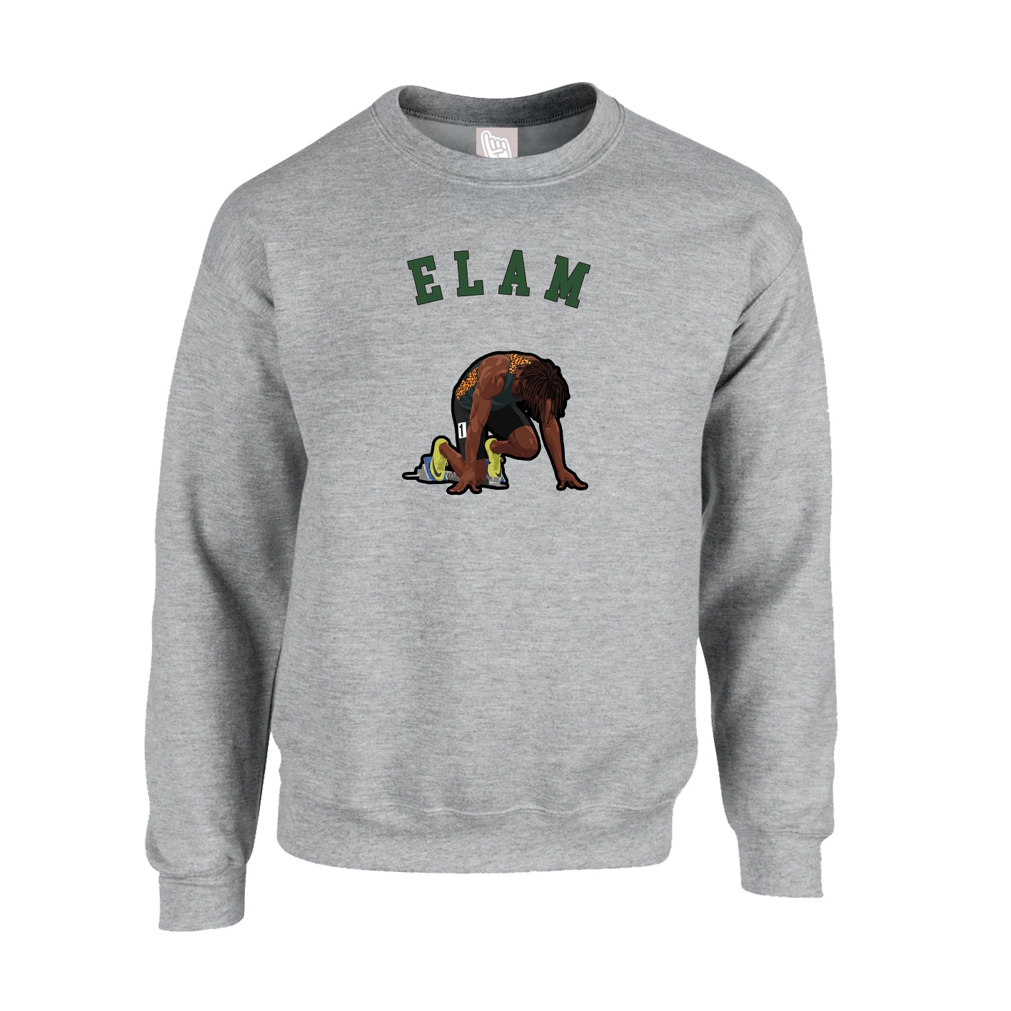 Fleece Crew — Shirsey Arch in Grey