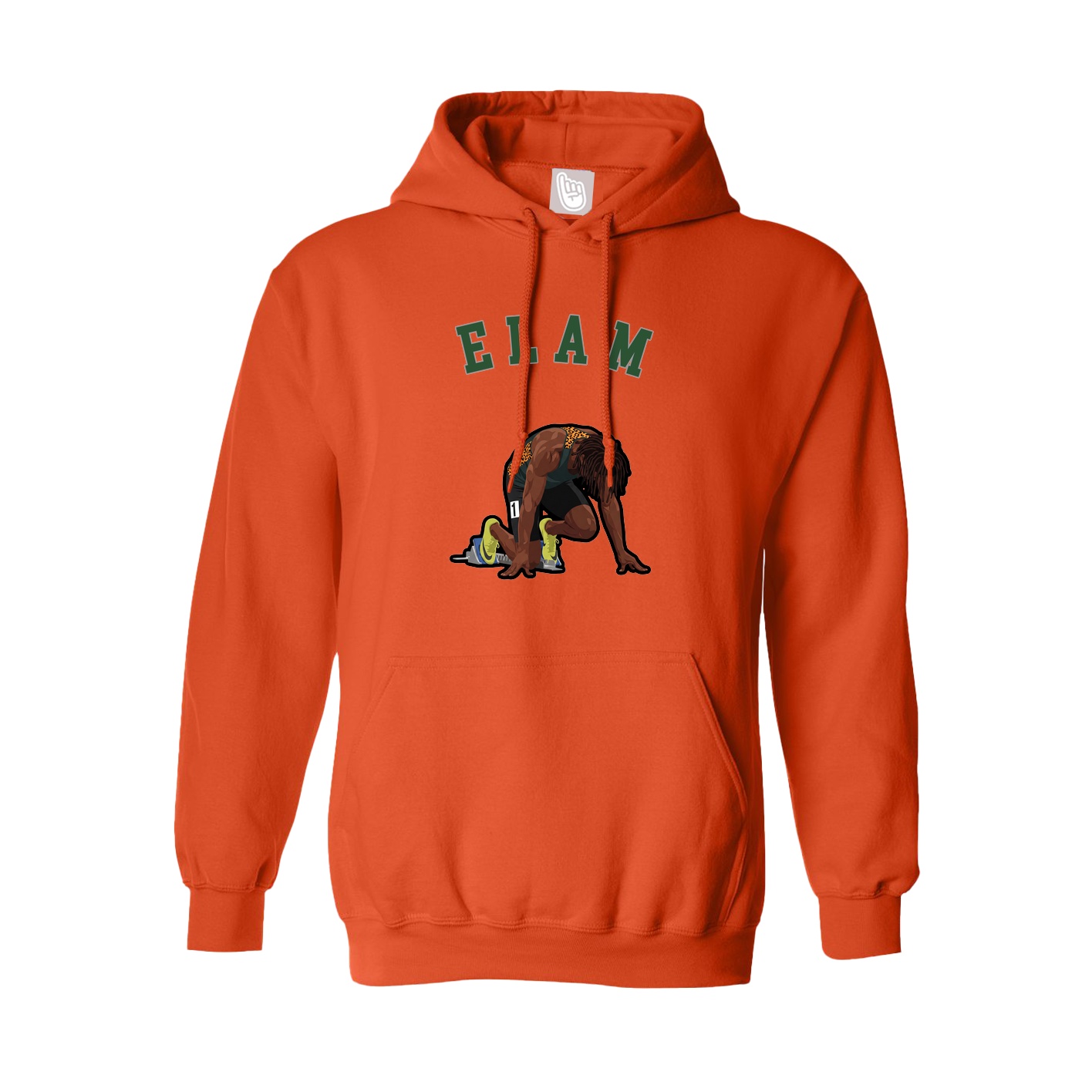 Youth Hoodie — Shirsey Arch in Orange