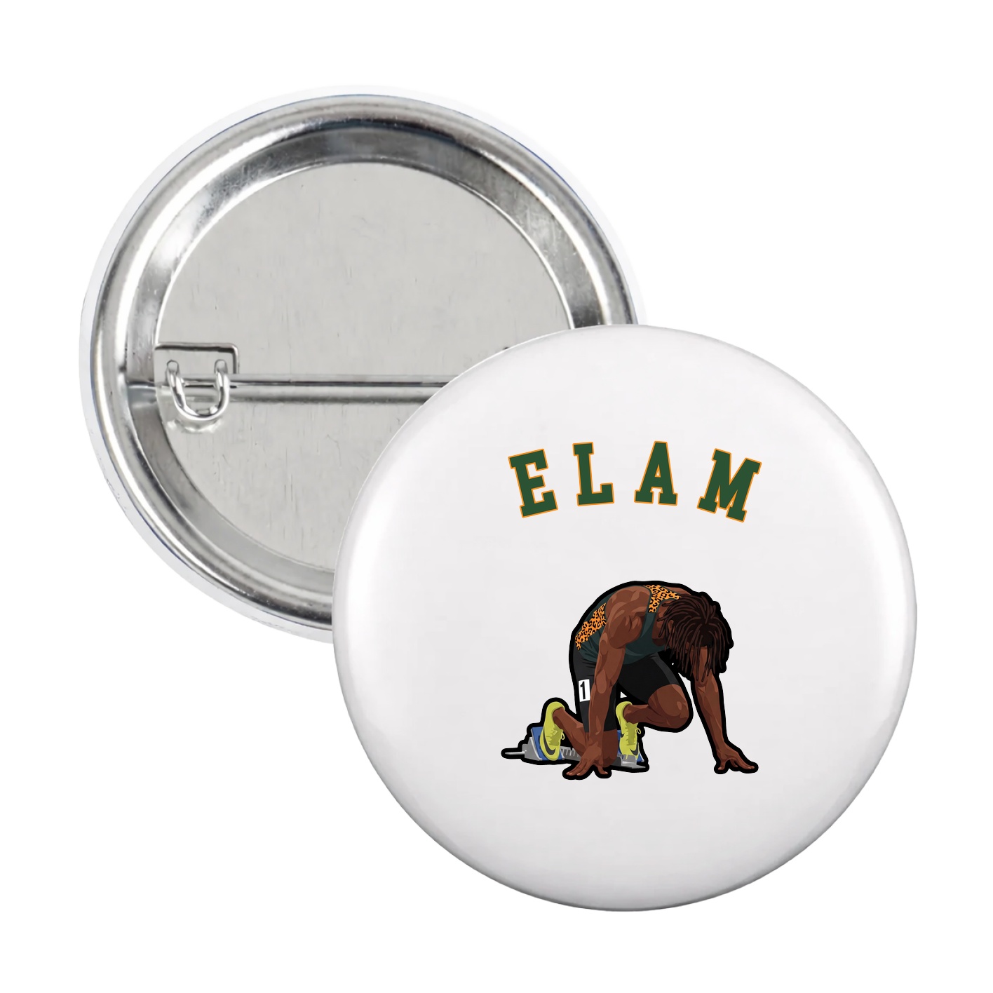 Game Day Button — Shirsey Arch in White
