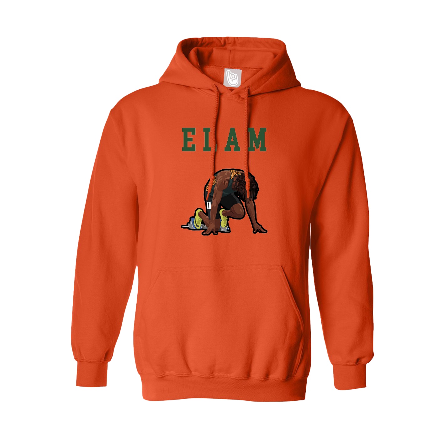 Hoodie — Shirsey in Orange