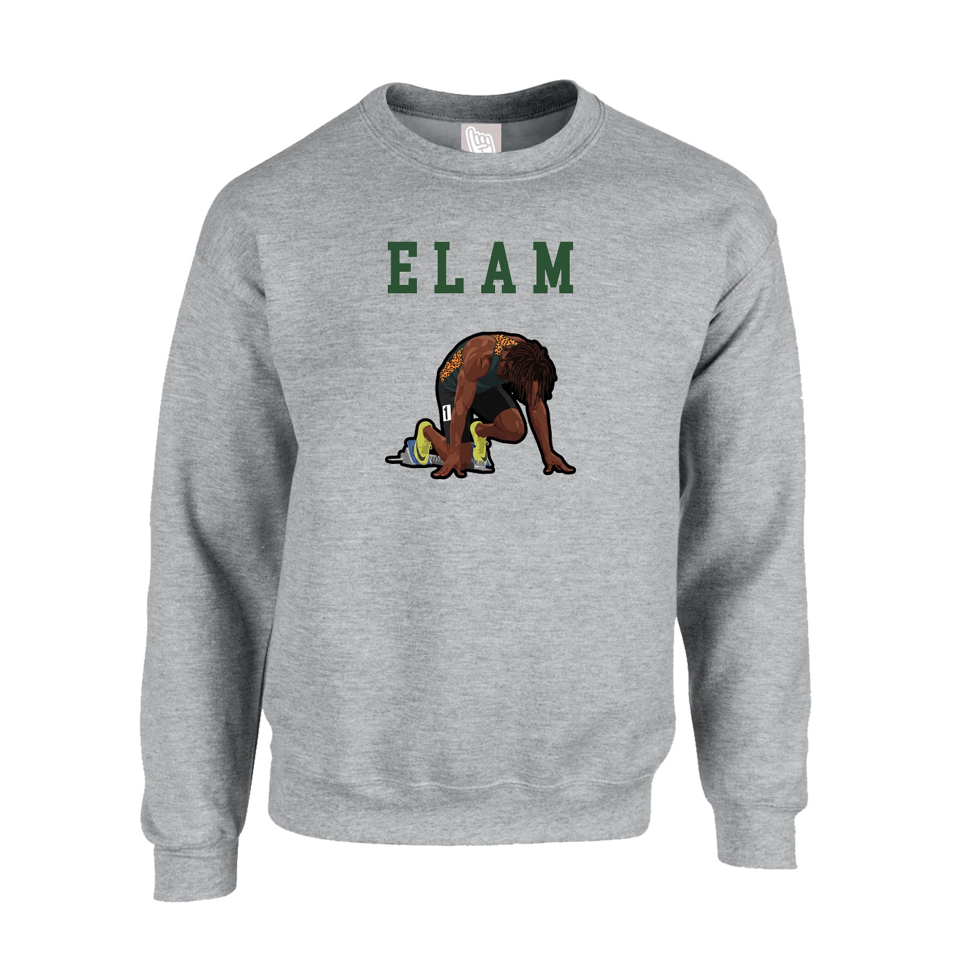 Fleece Crew — Shirsey in Grey
