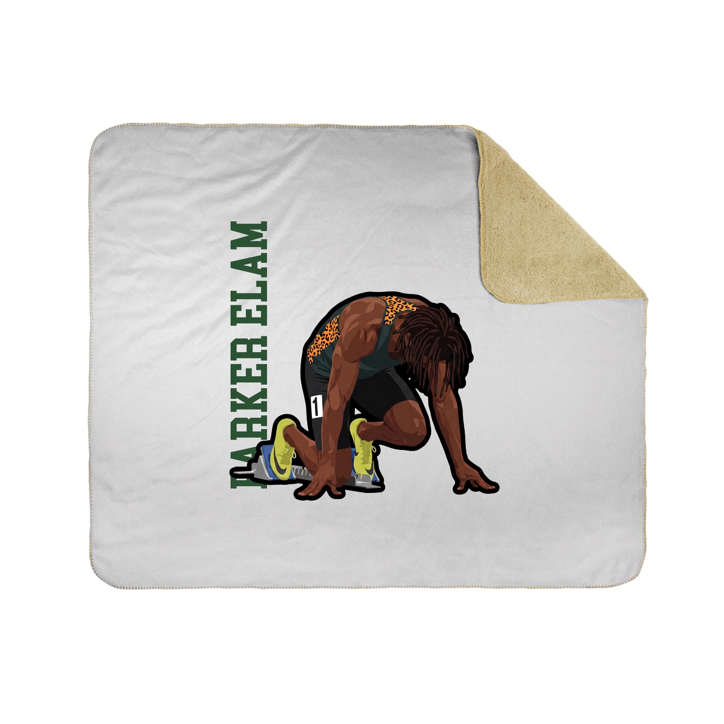 50x60 Sherpa Lined Throw Blanket