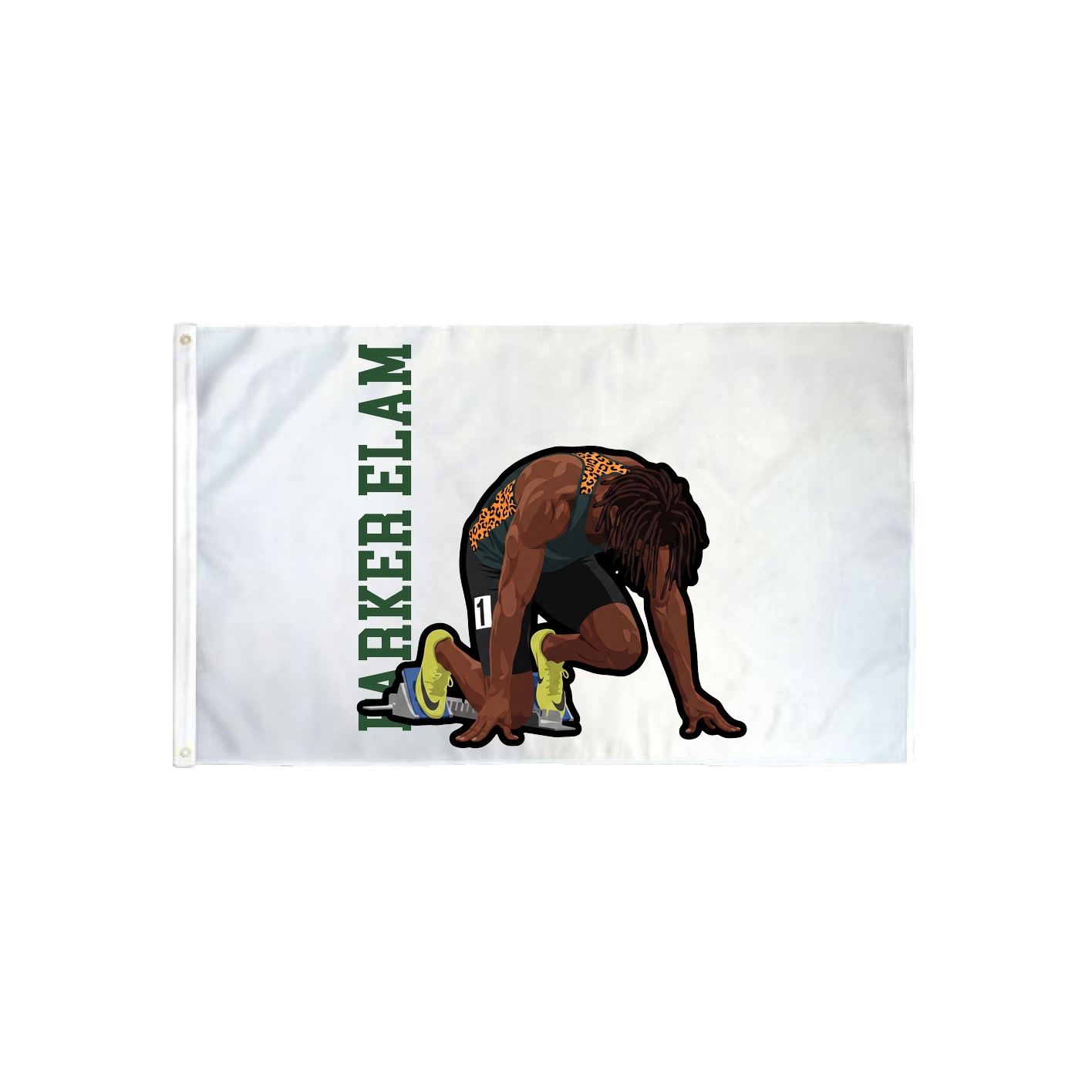3x5 Flag — Name Vertical in Classic