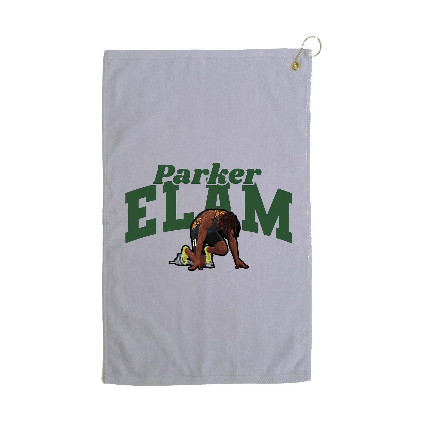 Golf Towel — Signature Arch in Grey