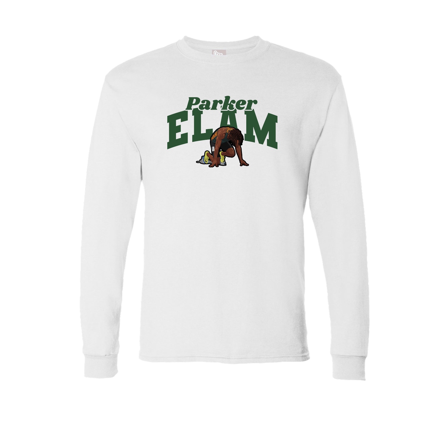 Long Sleeve Tee — Signature Arch in White