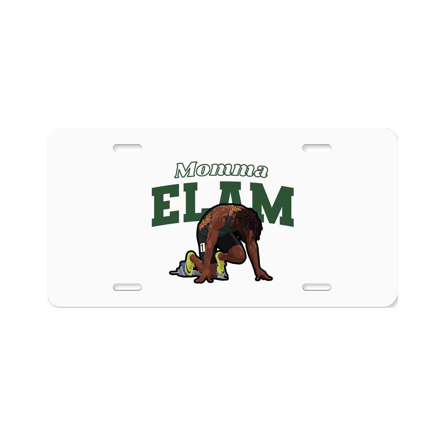 License Plate — Mothers Day Block in Classic