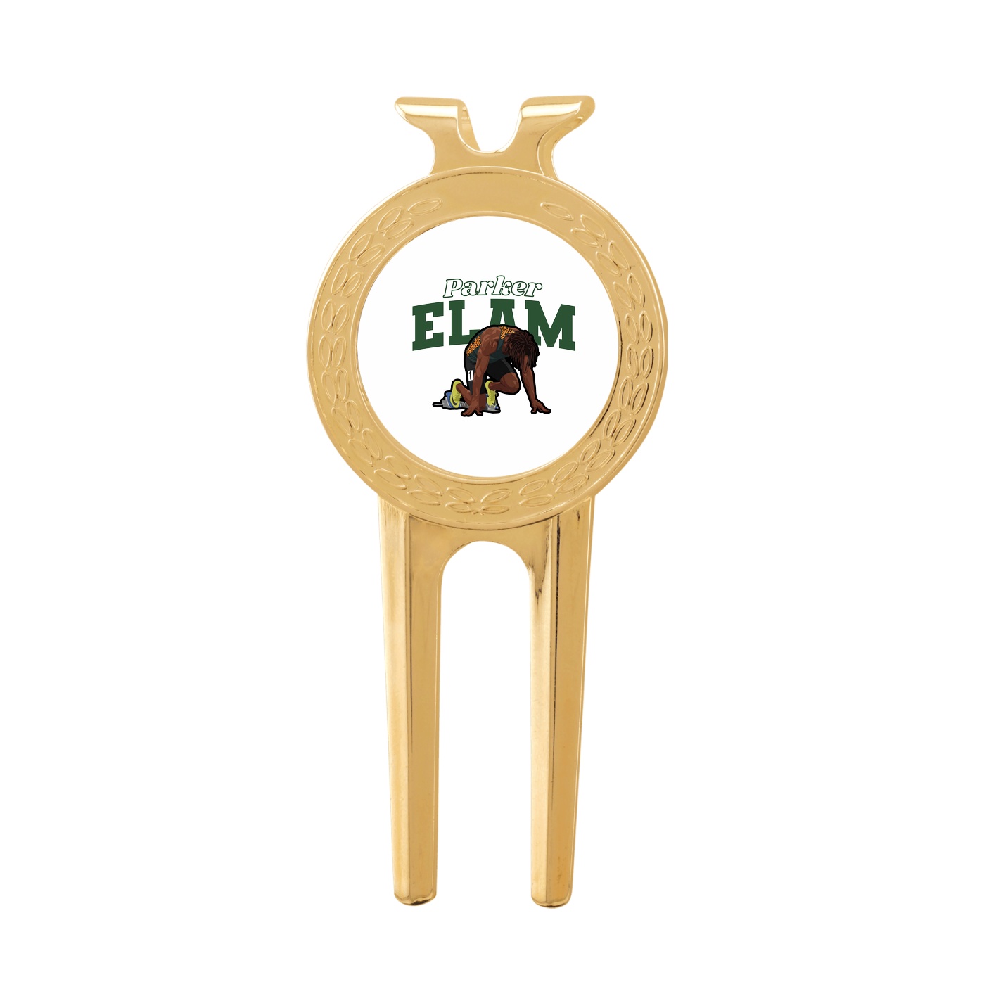 Divot Tool with Ball Marker — Name Arch in Classic