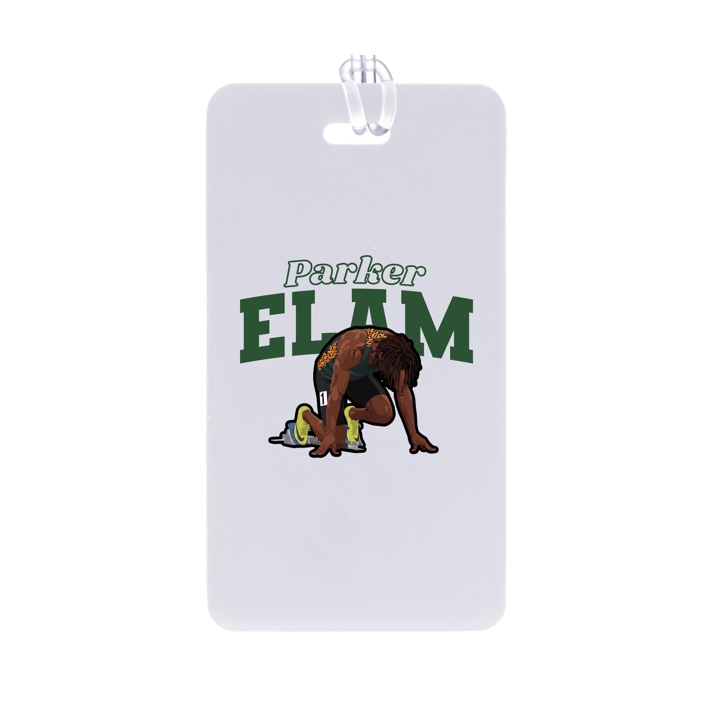 Bag Tag — Name Arch in Classic