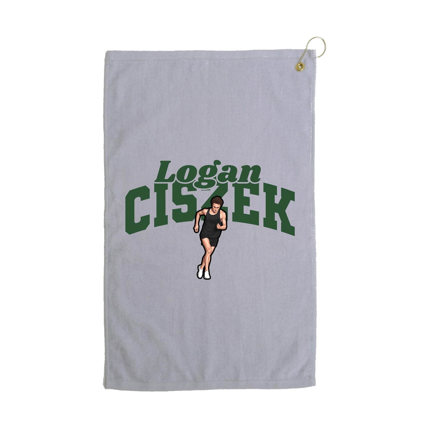 Golf Towel — Signature Arch in Grey