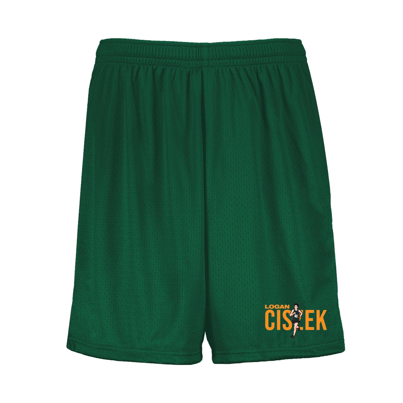 Shorts — Player Name in Green