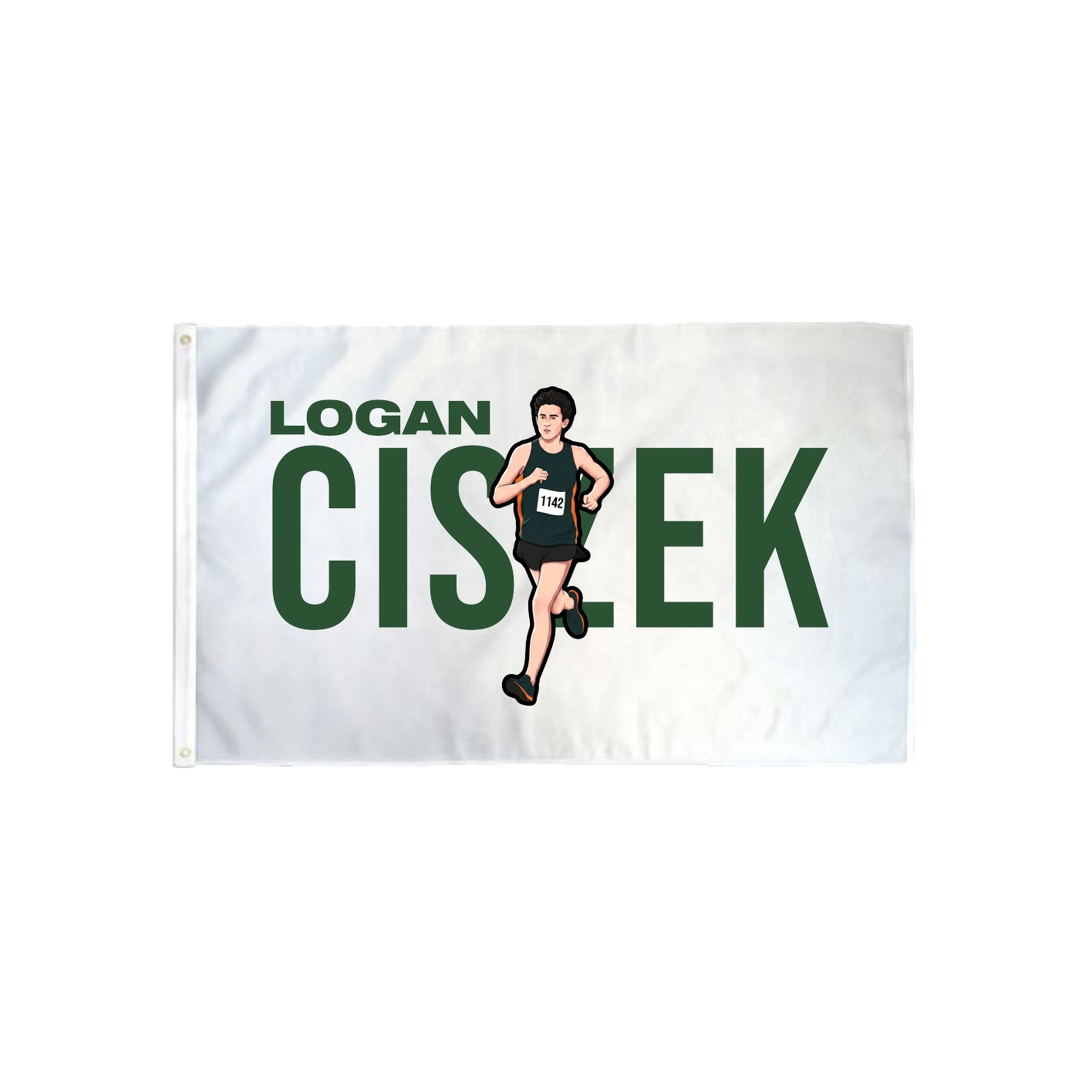 3x5 Flag — Player Name in Classic