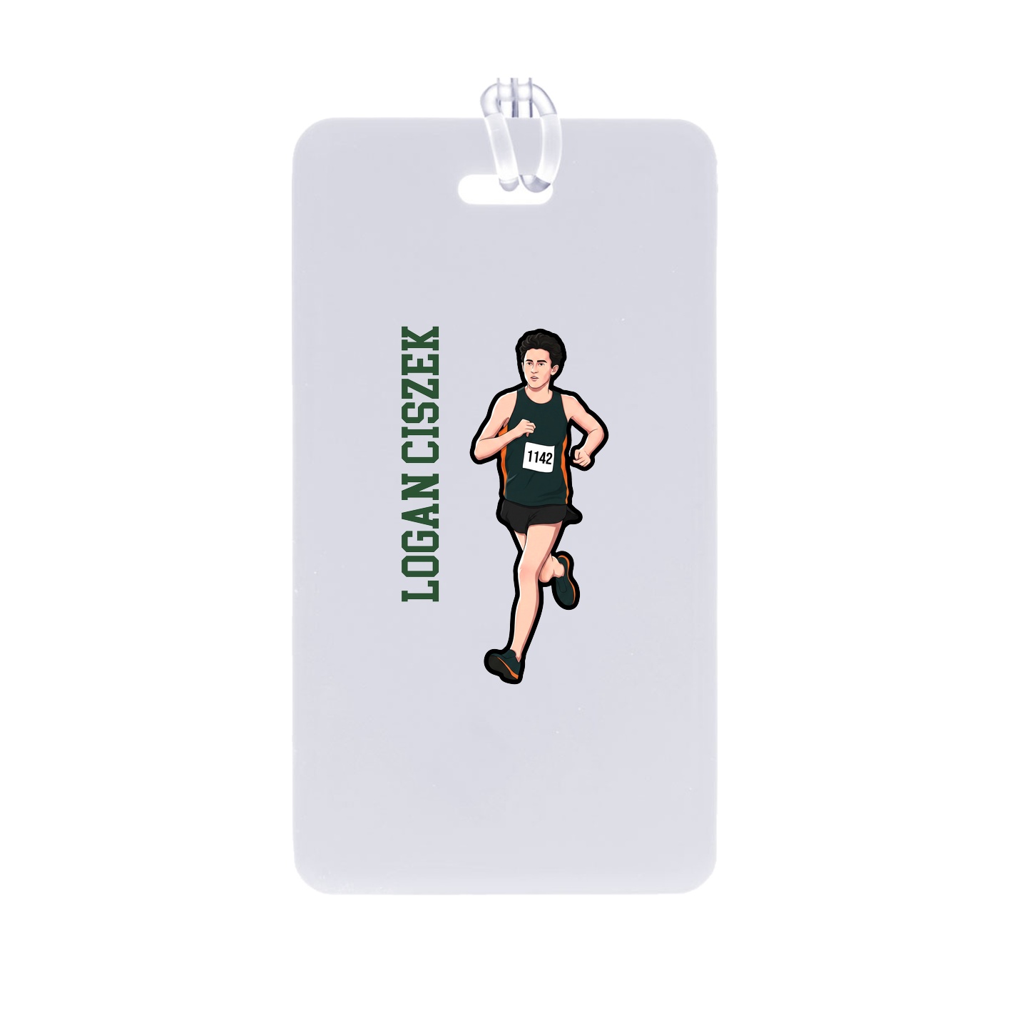 Bag Tag — Name Vertical in Classic