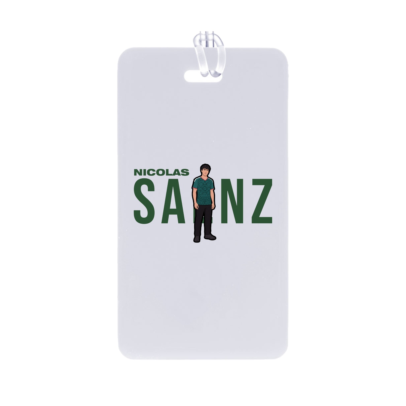 Bag Tag — Player Name in Classic