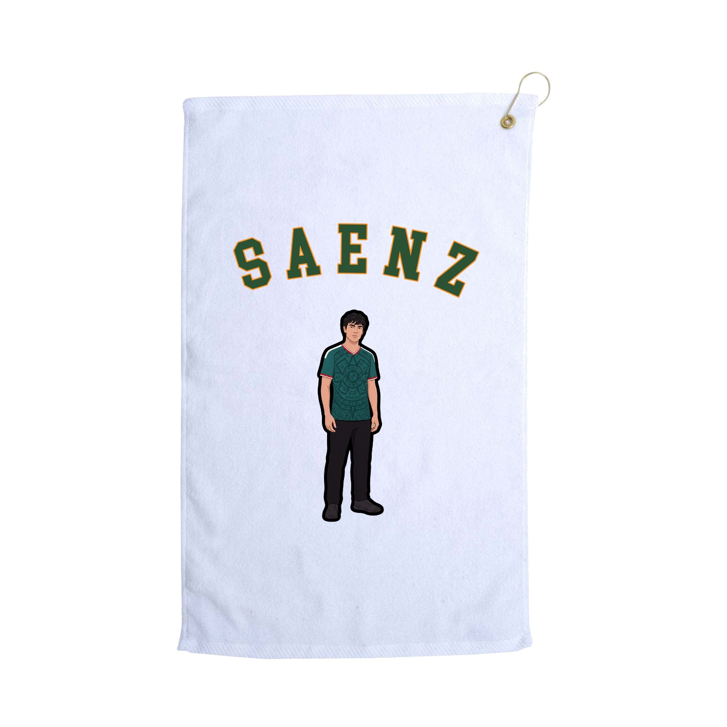Golf Towel — Shirsey Arch in White