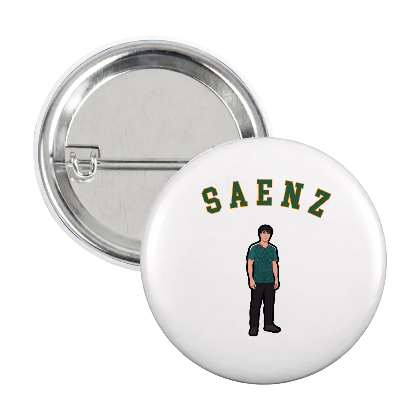 Game Day Button — Shirsey Arch in White