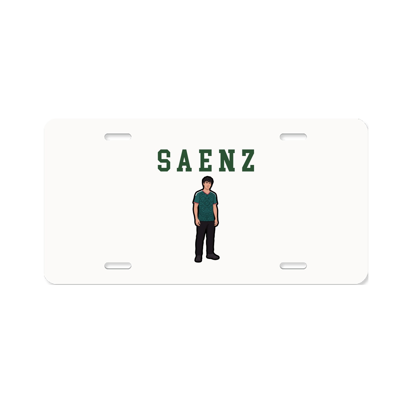 License Plate — Shirsey in Classic