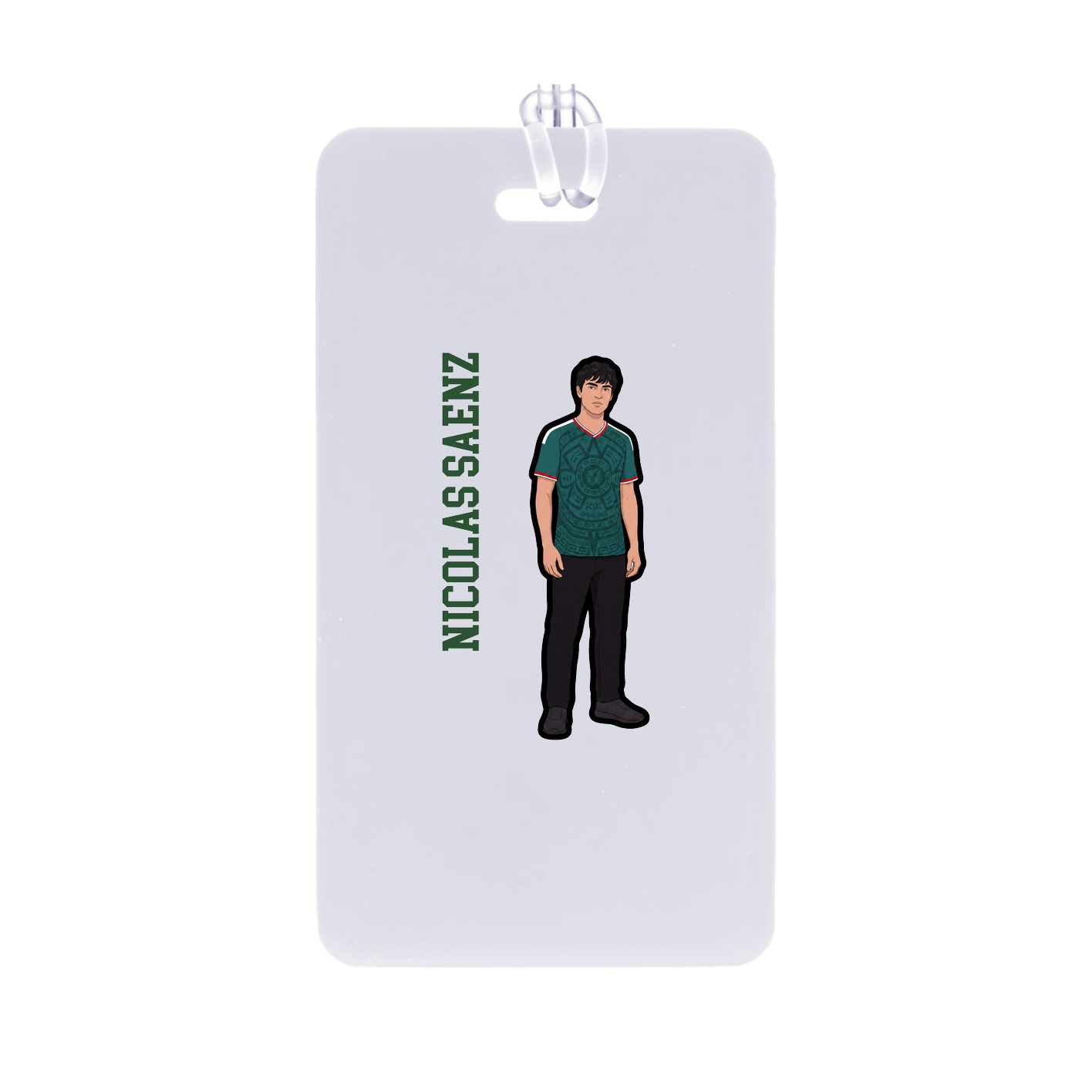 Bag Tag — Name Vertical in Classic