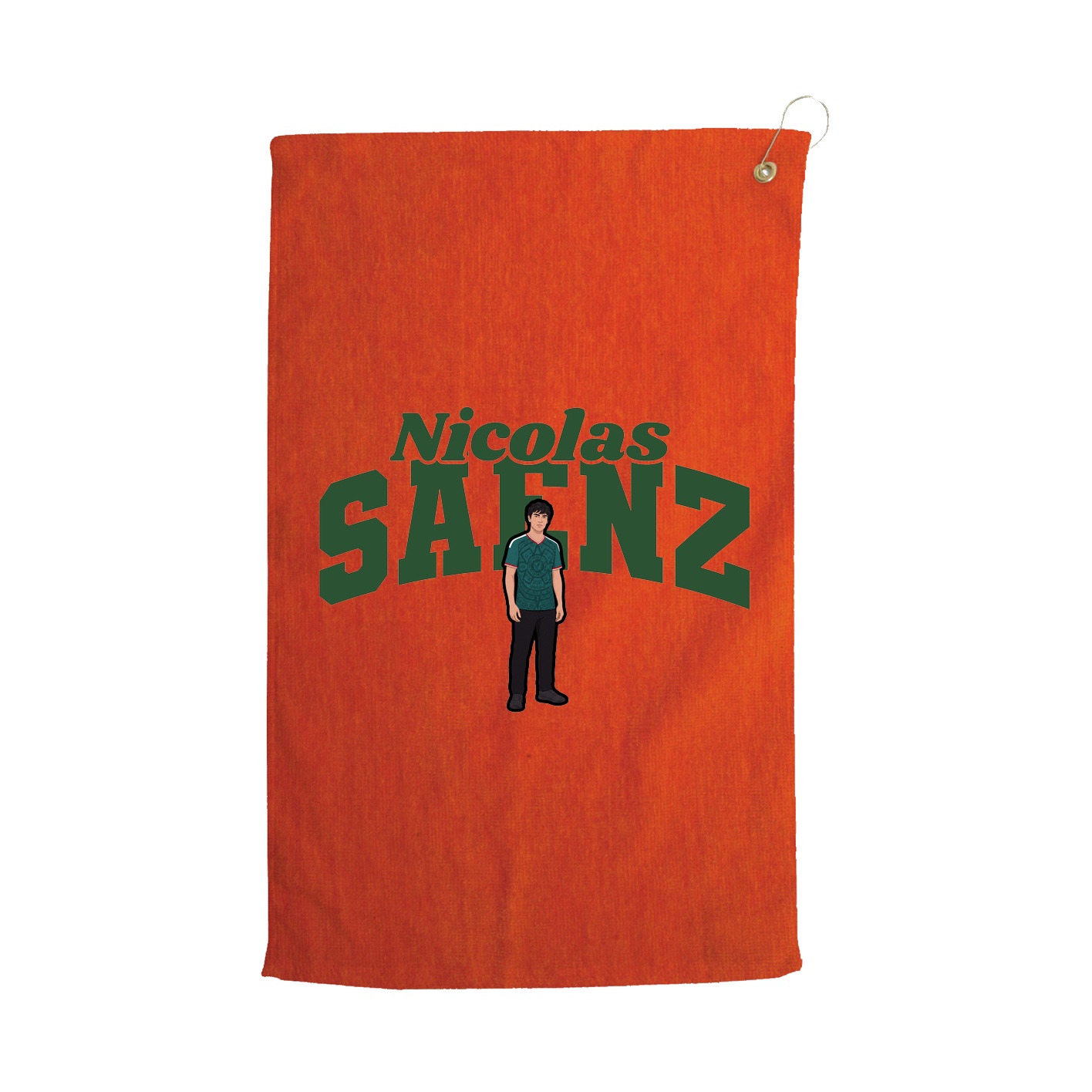 Golf Towel — Signature Arch in Orange
