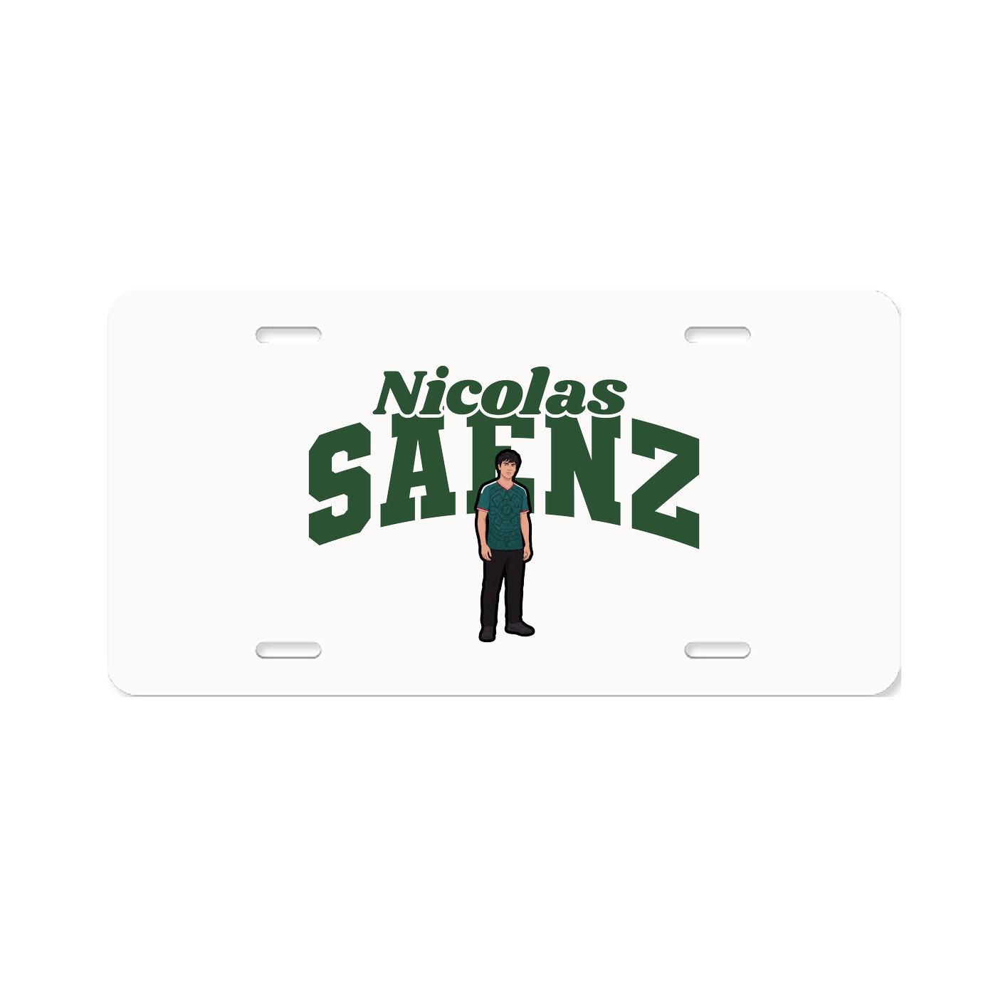 License Plate — Signature Arch in Classic