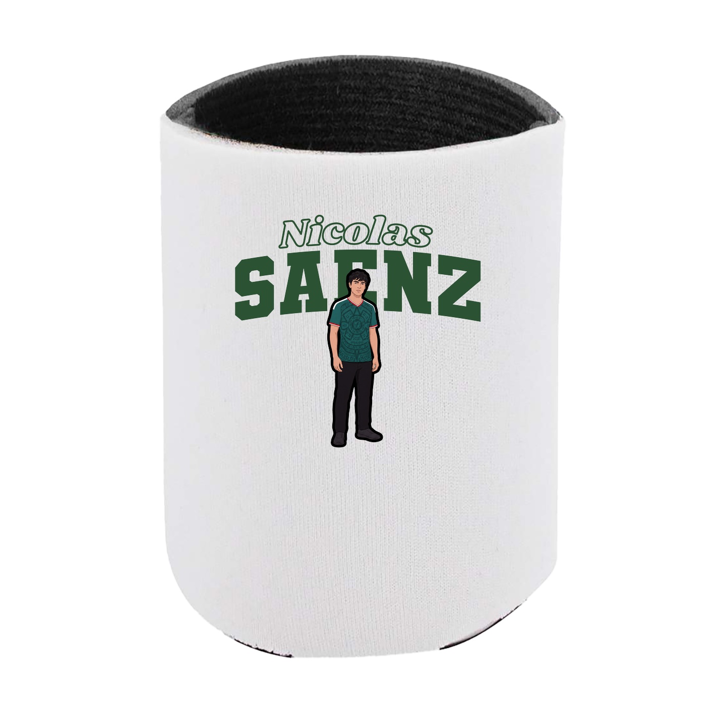 Can Holder — Name Arch in White