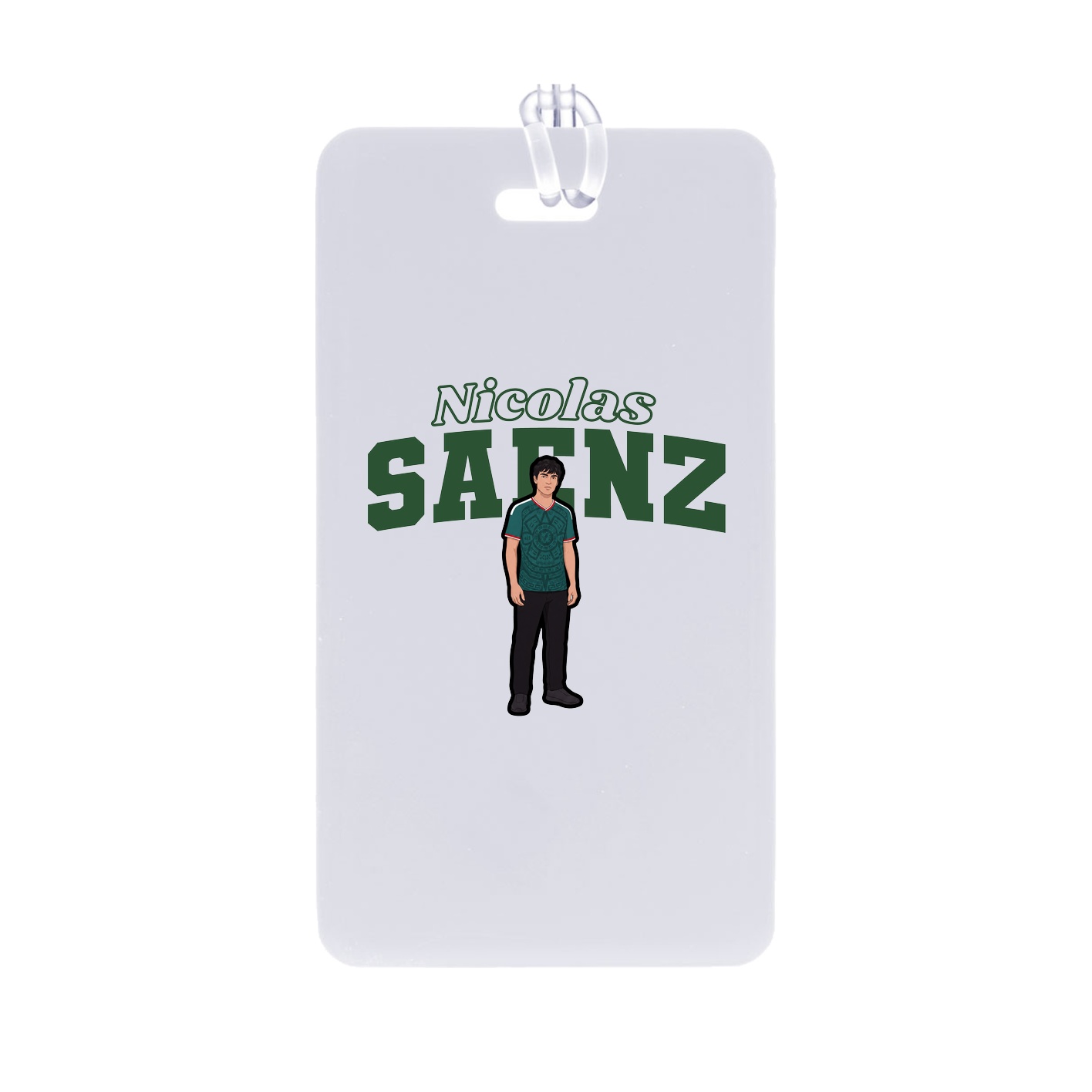 Bag Tag — Name Arch in Classic