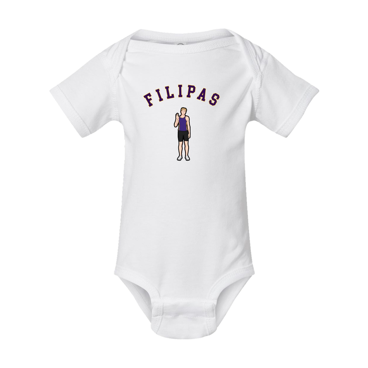 Baby Onesie — Shirsey Arch in White