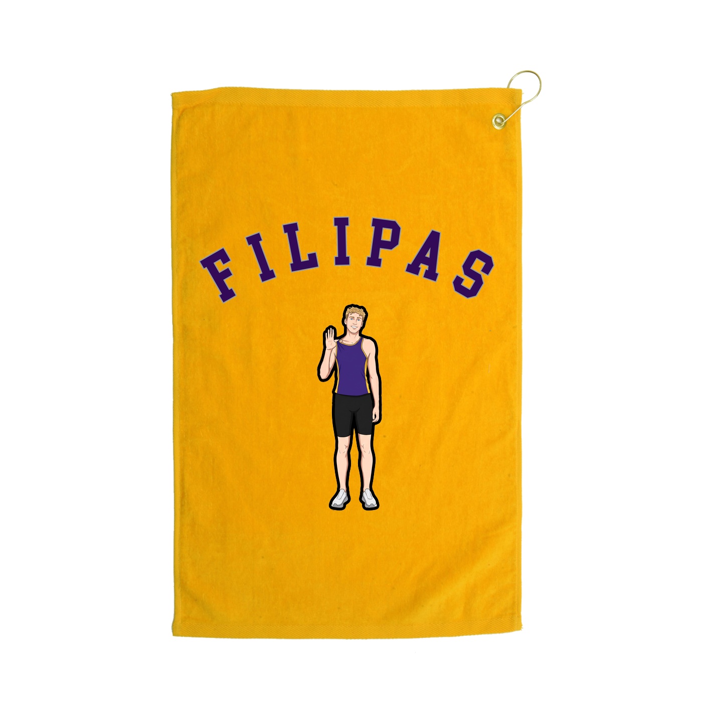 Golf Towel — Shirsey Arch in Gold