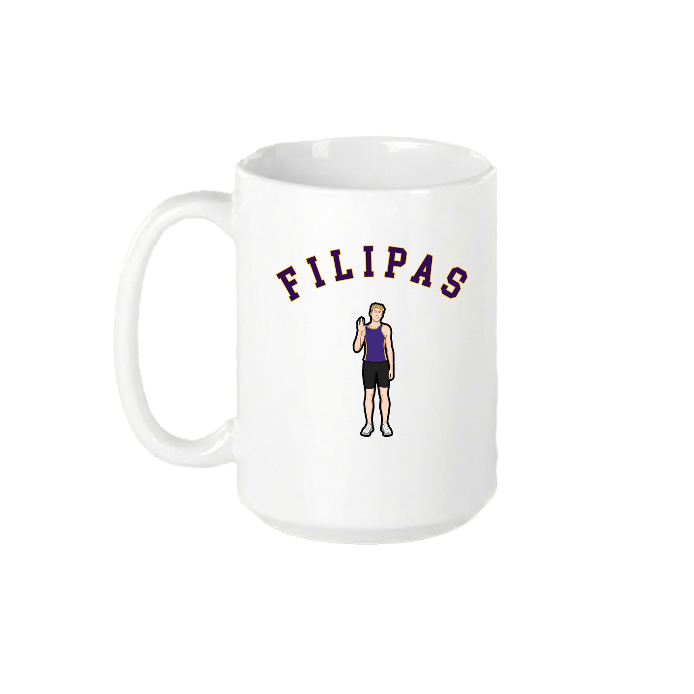 15oz Coffee Mug — Shirsey Arch in White