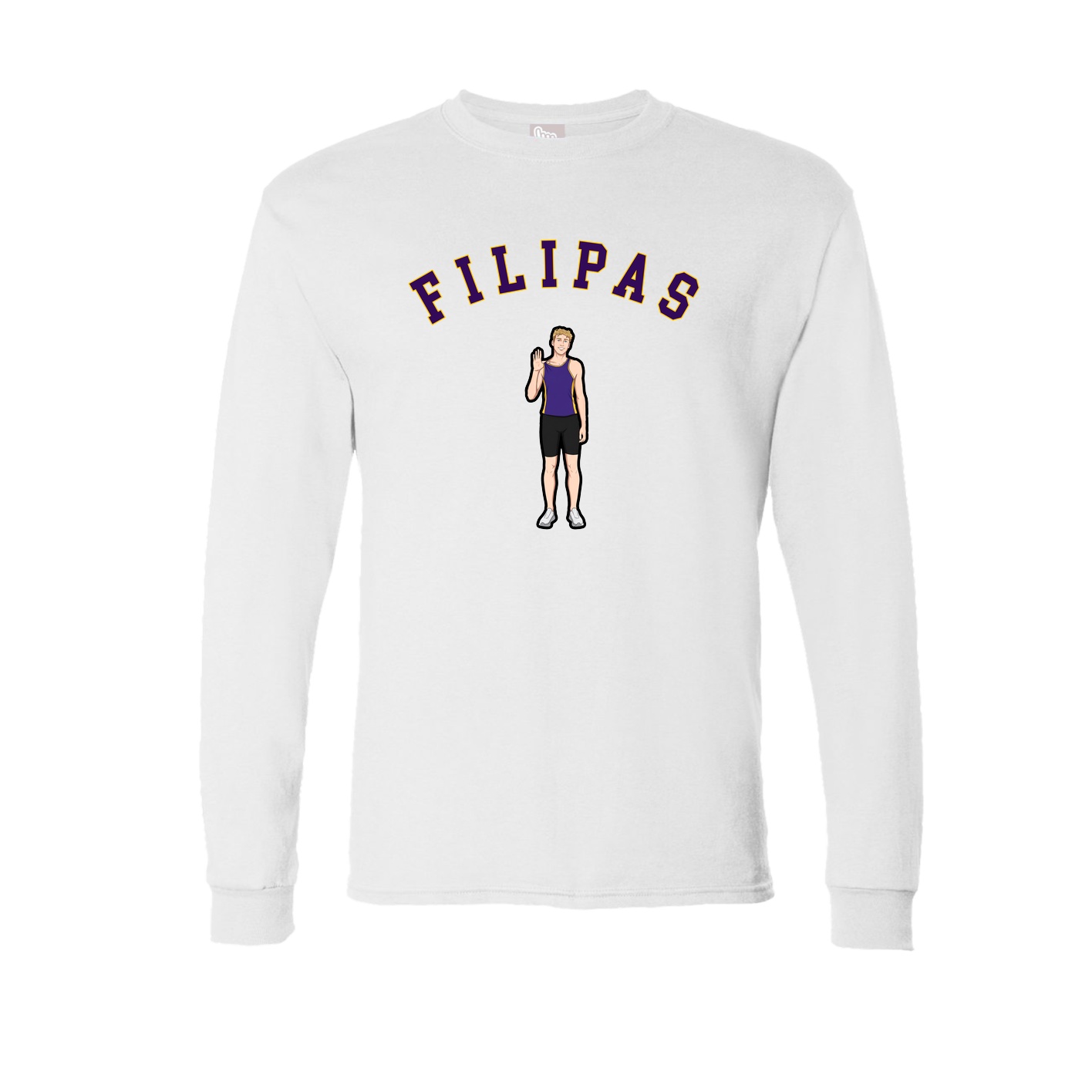 Long Sleeve Tee — Shirsey Arch in White