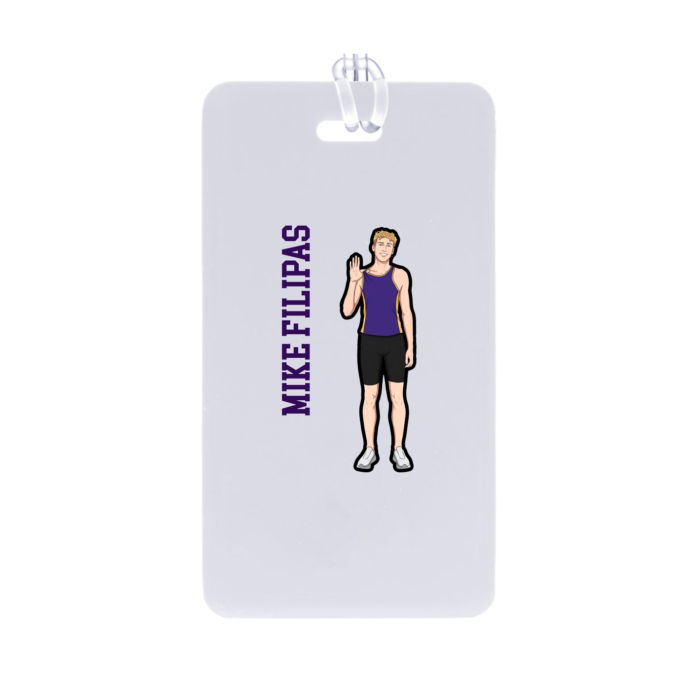 Bag Tag — Name Vertical in Classic